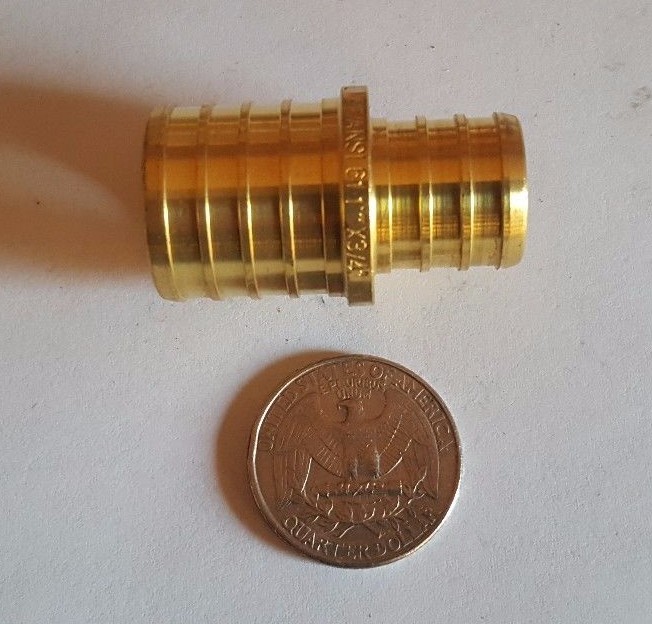 25 Pcs. XFITTING 1" x 3/4" Pex Coupling, Pex Reducing Coupling 26-4-8=25