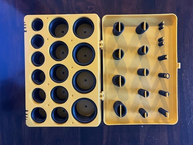 SEM O-RING , ORING KIT, O RING INCH ASSORTMENT KIT 382 PCS