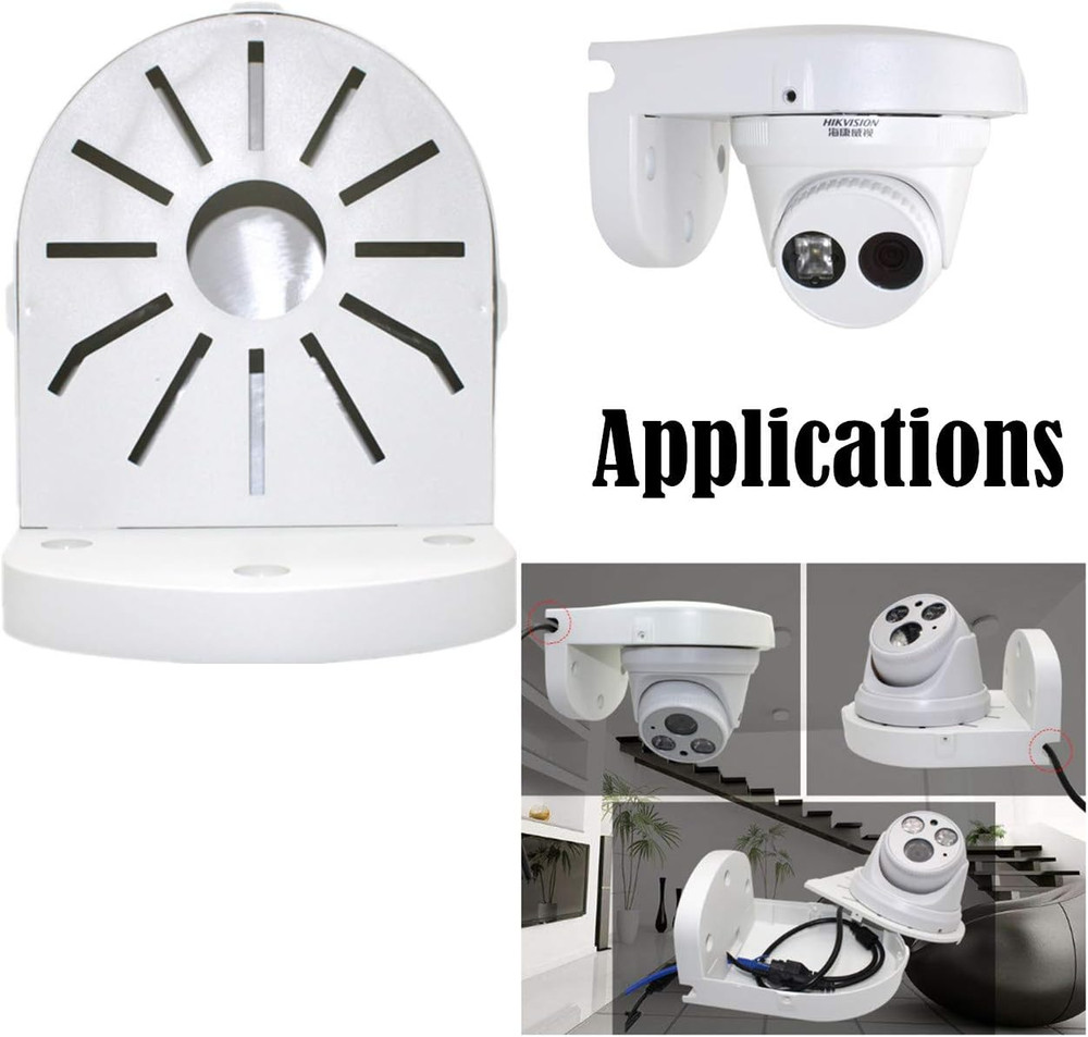 L-Shape Dome Camera Bracket,Universal Wall Ceiling Mount Bracket for Security CC