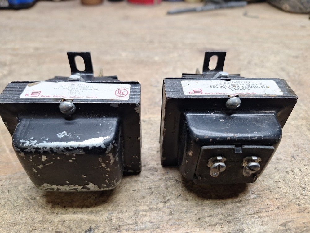 2pc Basler Electric Transformers Tested