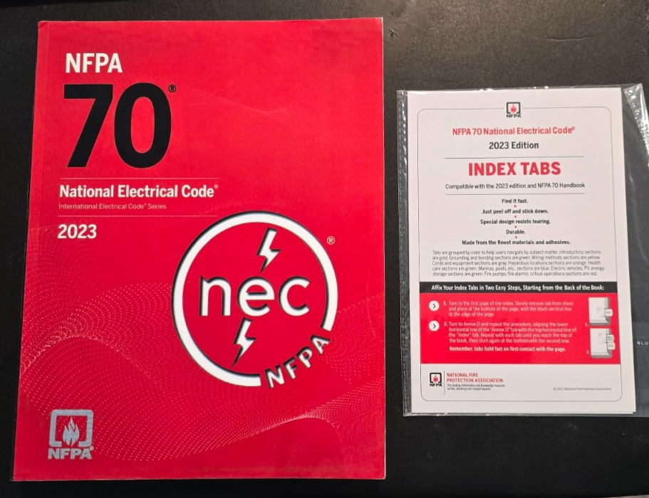 NFPA 70 National Electrical Code 2023 With Tabs NEC Code Book