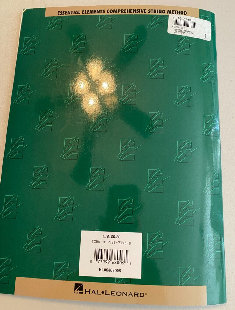 Essential Techniques for Strings:Cello,Intermediate Technique, Hal Leonard