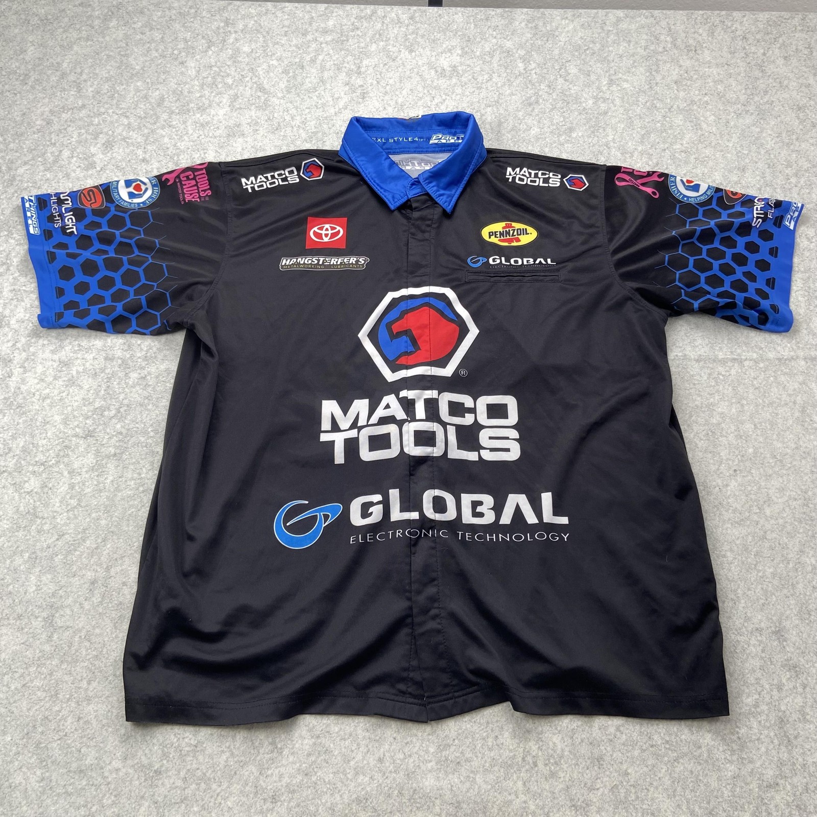 Antron Brown Matco Tools Shirt Mens 2XL Black NHRA Top Fuel Racing ProThings