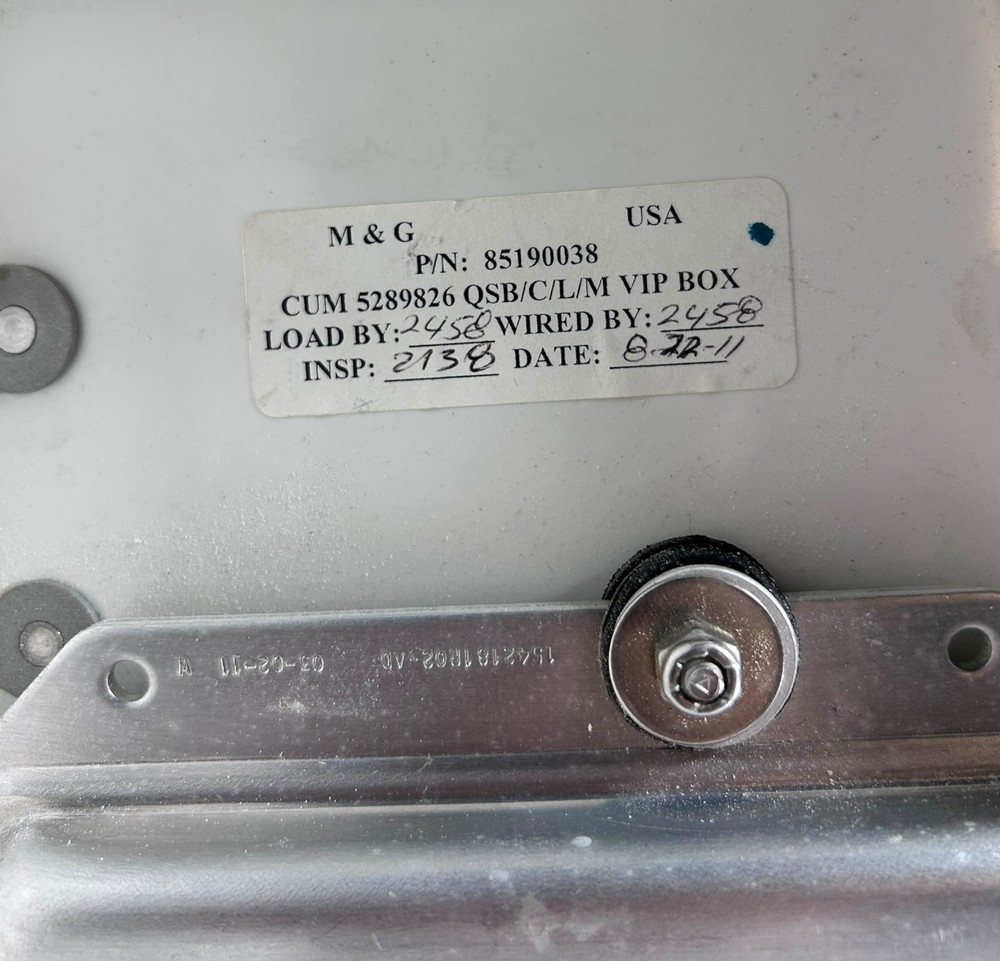 Cummins 5289826, Marine SmartCraft Engine Control Vessel Interface Panel
