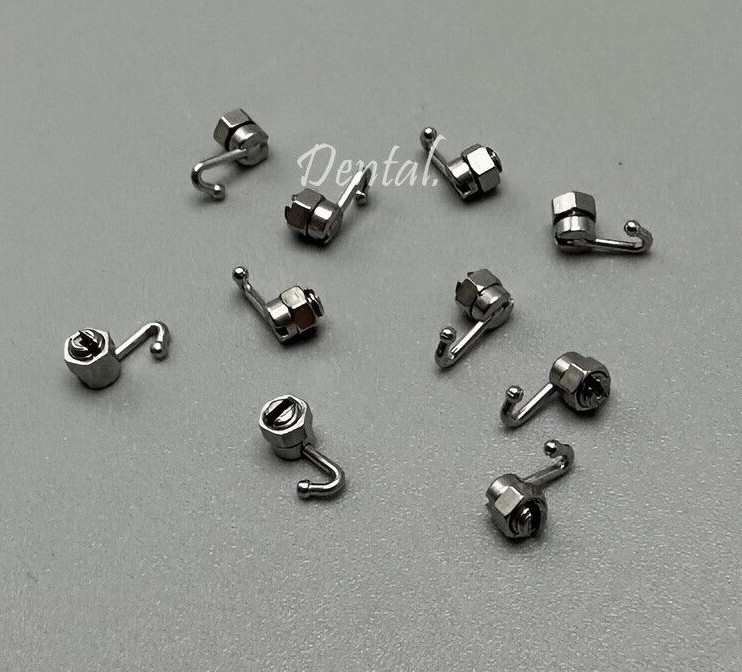 Orthodontic Crimpable Hooks Left Right Dental Arch Wire Activity Stops Hook Lock