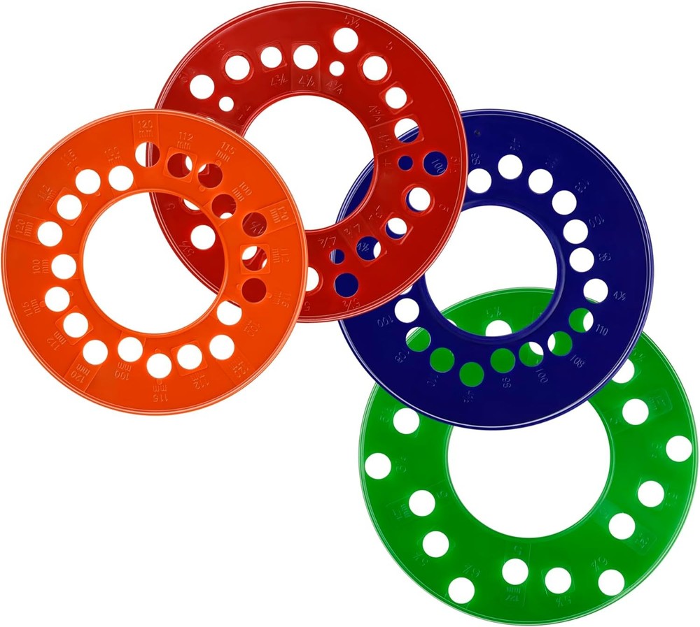 Wheel Bolt Pattern Template Tools For Measure Layout Pattern 4 5 6 Lug Setups