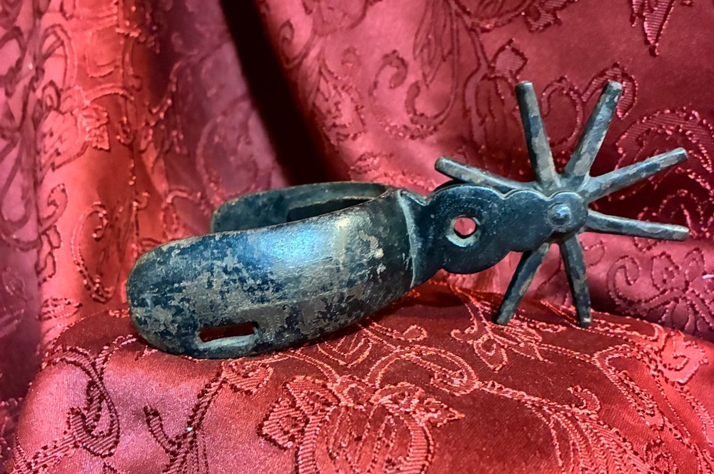 Hand Forged Iron Spur