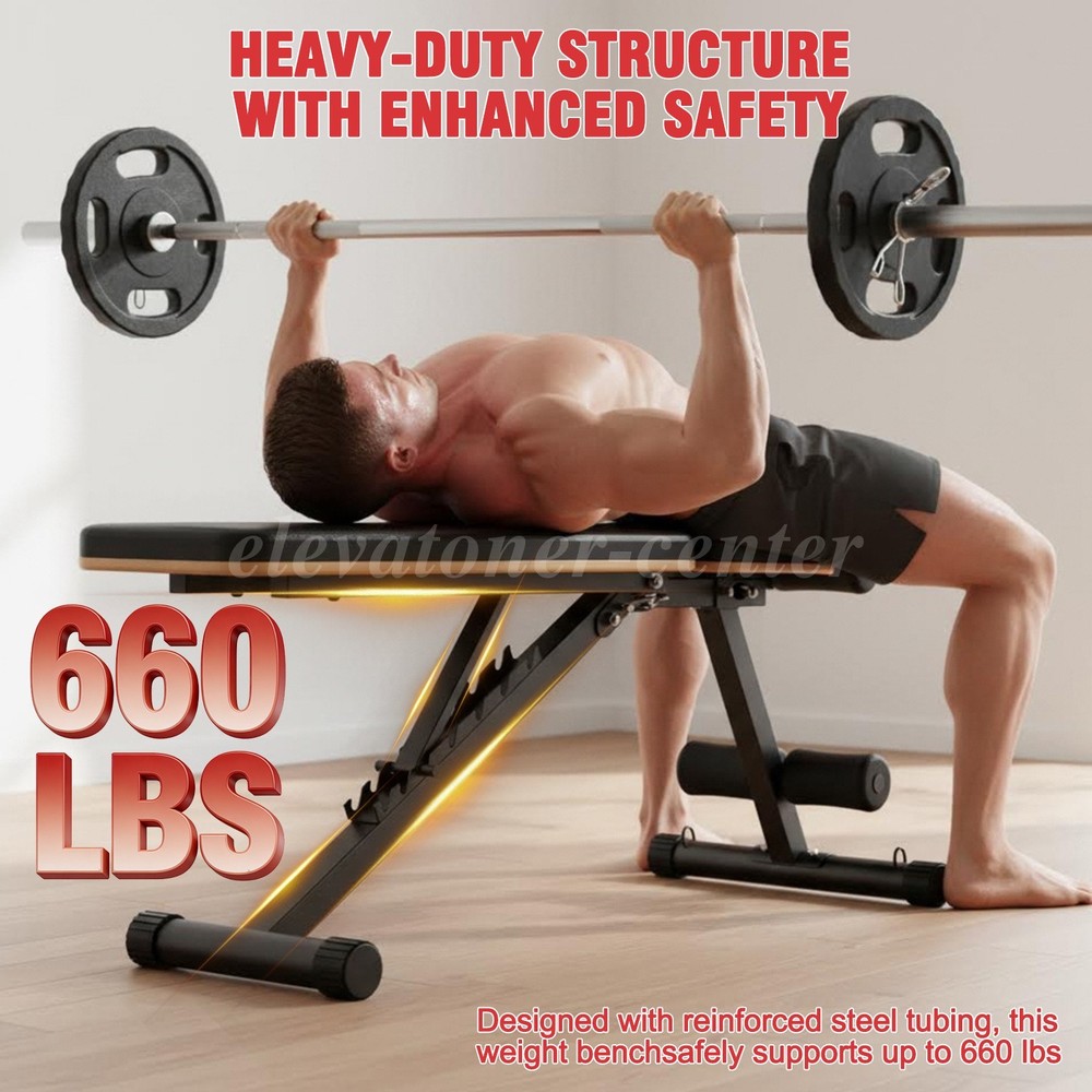 Multifunctional Home Gym Foldable Adjustable Dumbbell Bench