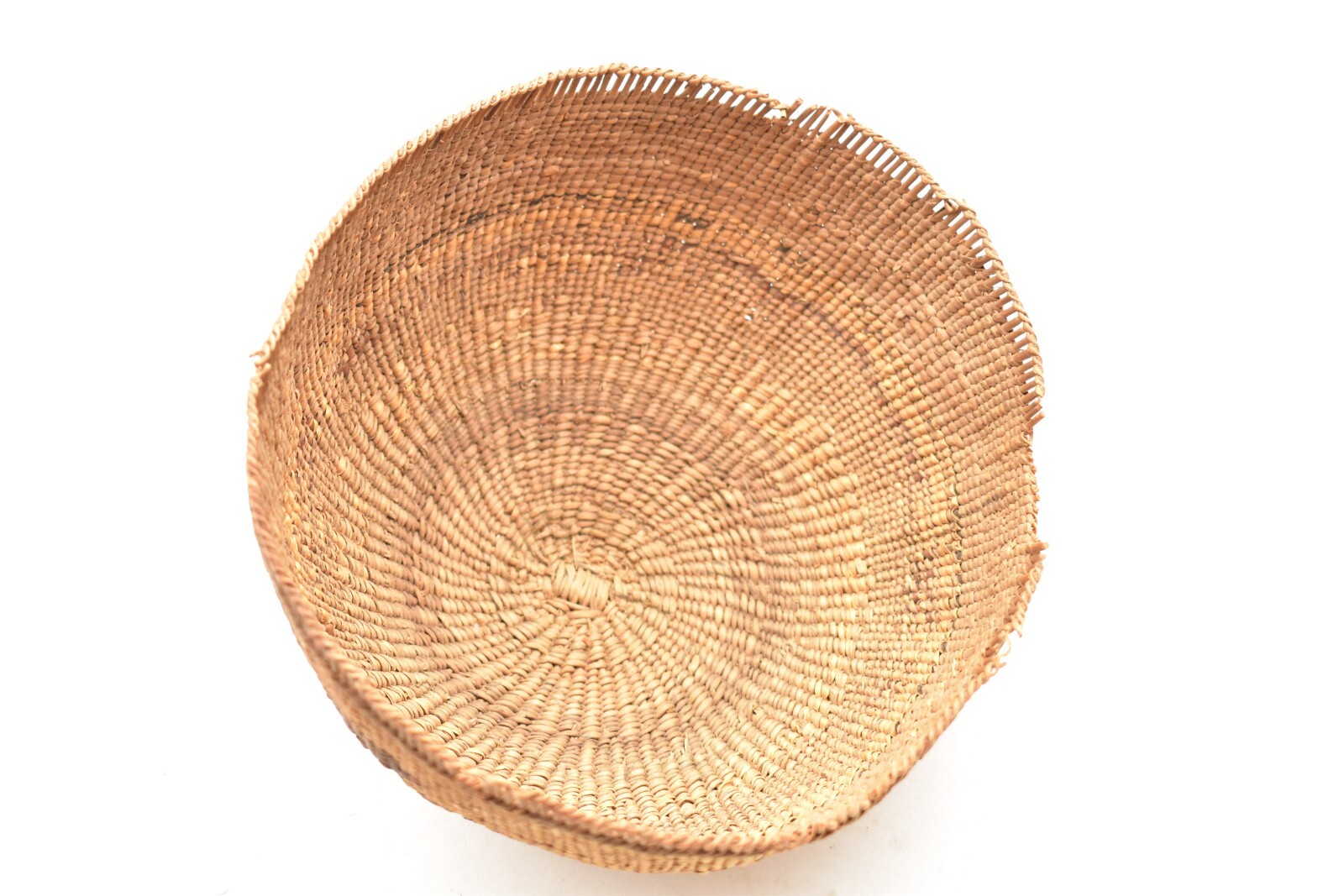 Antique Hupa Yurok NORTHERN California Native American Indian Basket 6.75" Bowl