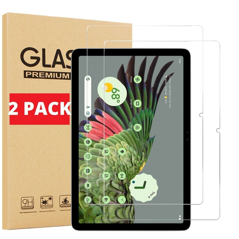 (2 PCS) Glass Screen Protector for Google Pixel Tablet Anti Scratch 9H Hardness