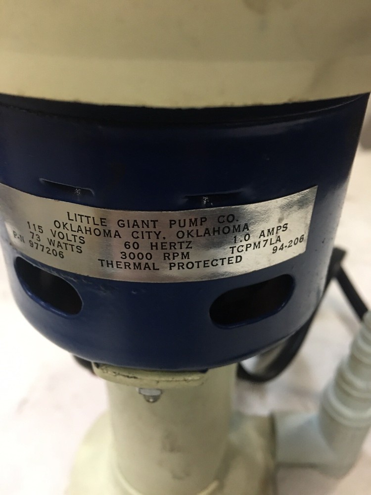 RIM-5 Ice machine pump