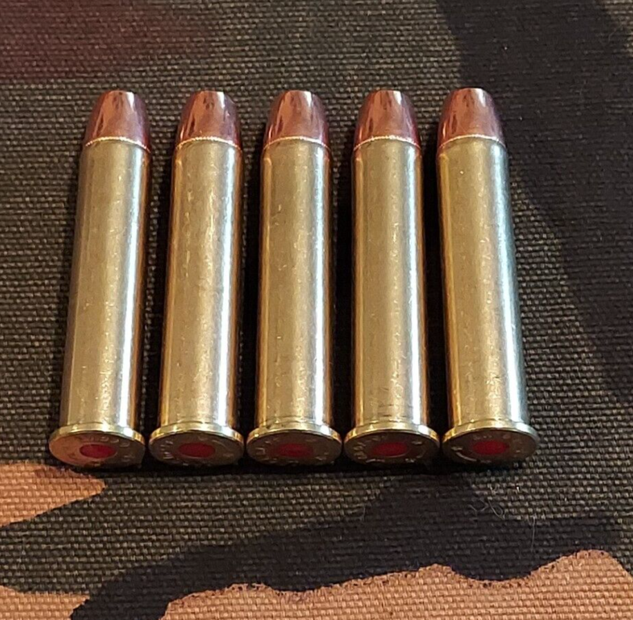 45-70 GOVERNMENT SNAP CAPS SET OF 5, BRASS AND FMJ, REAL 350gr WEIGHT!!!