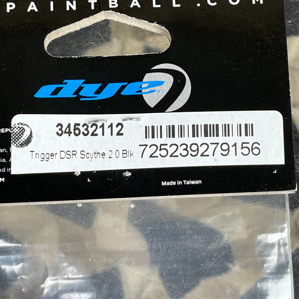 NEW Dye DSR+ Scythe 2.0 Trigger - Black
