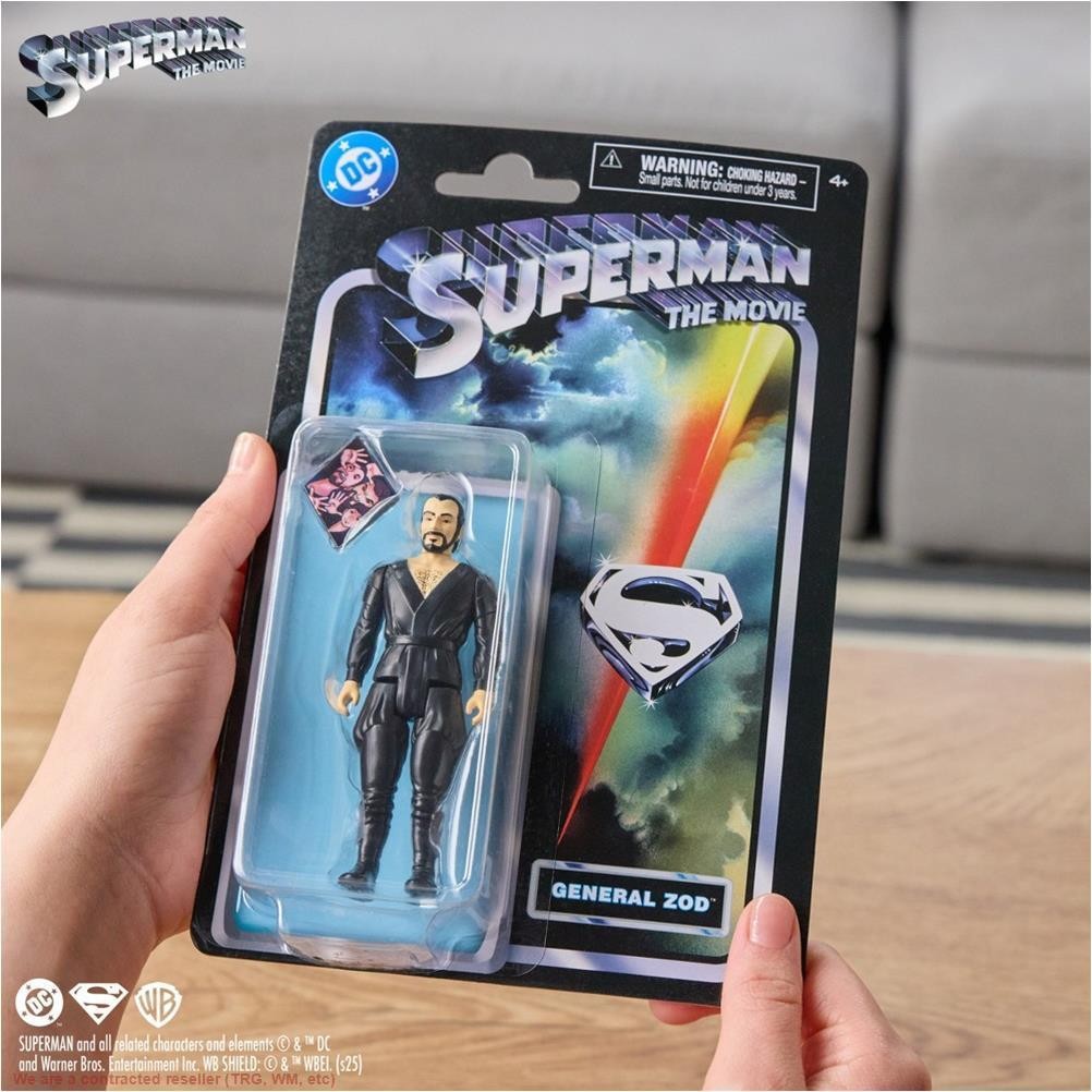 DC Comics New Reto Line Superman The Movie General Zod Action Figure