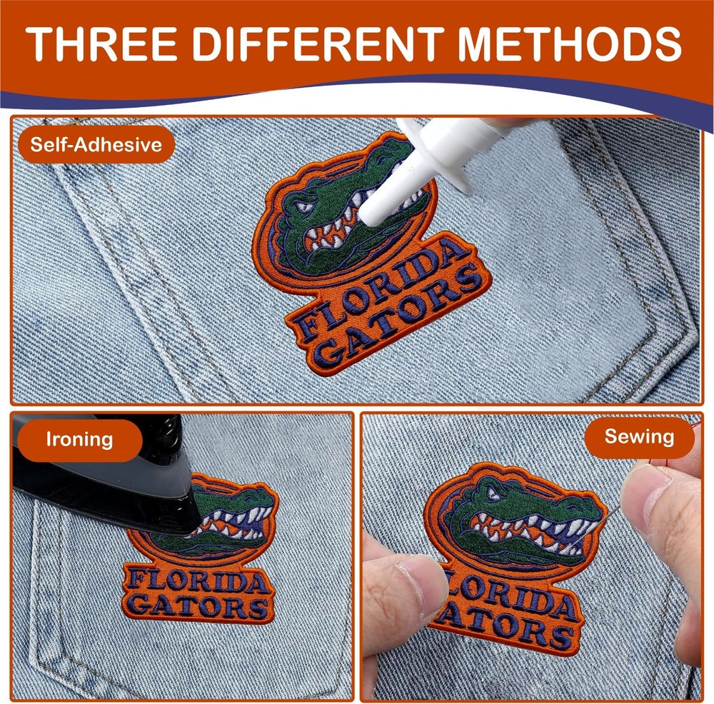 Florida Gators NCAA Team Logo Iron On Patch - Sew Patch - Embroidered Patch