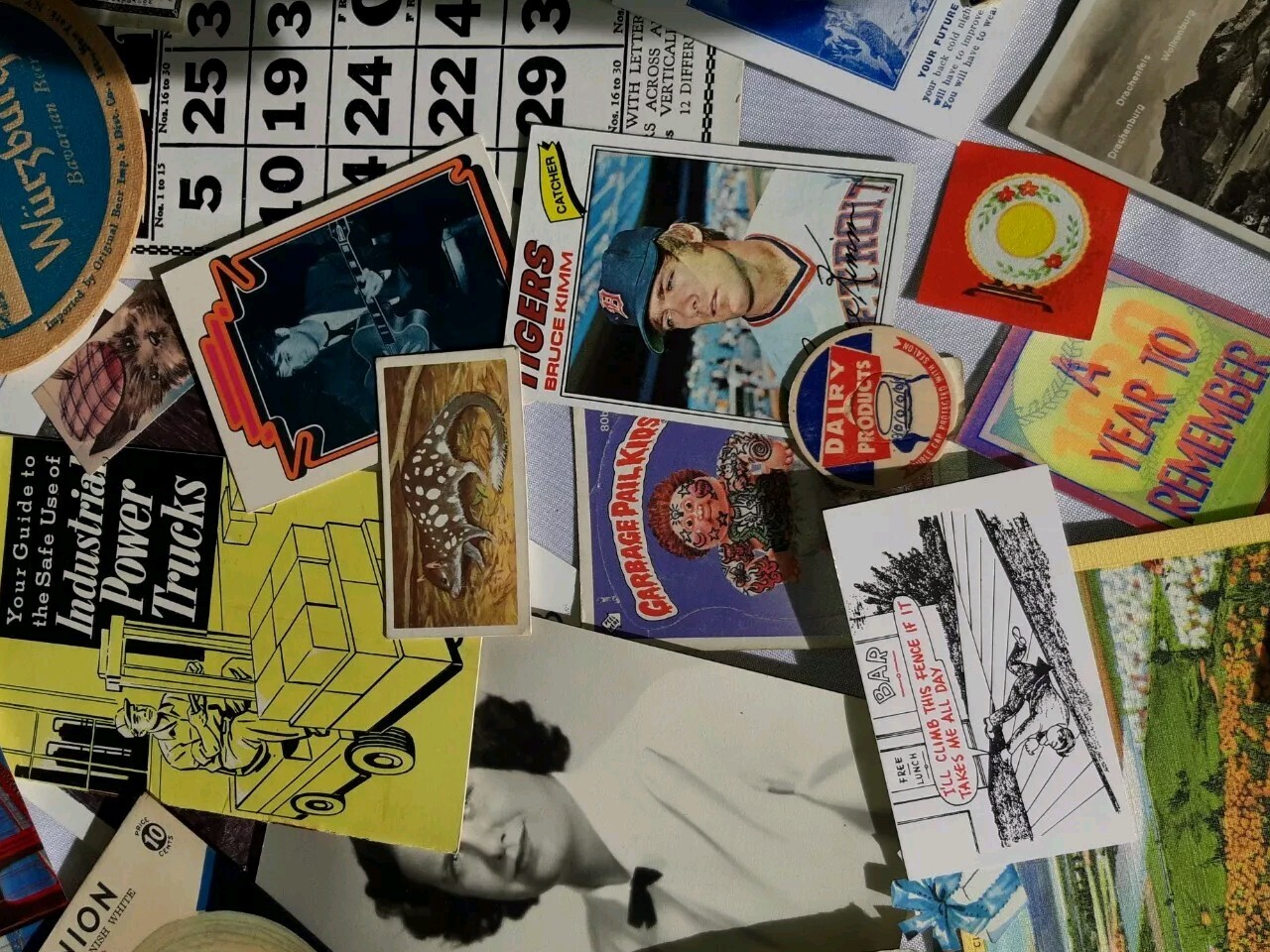 Lot of Vintage Ephemera Items--Old Postcards, paper Junk Journal Scrapbook Items