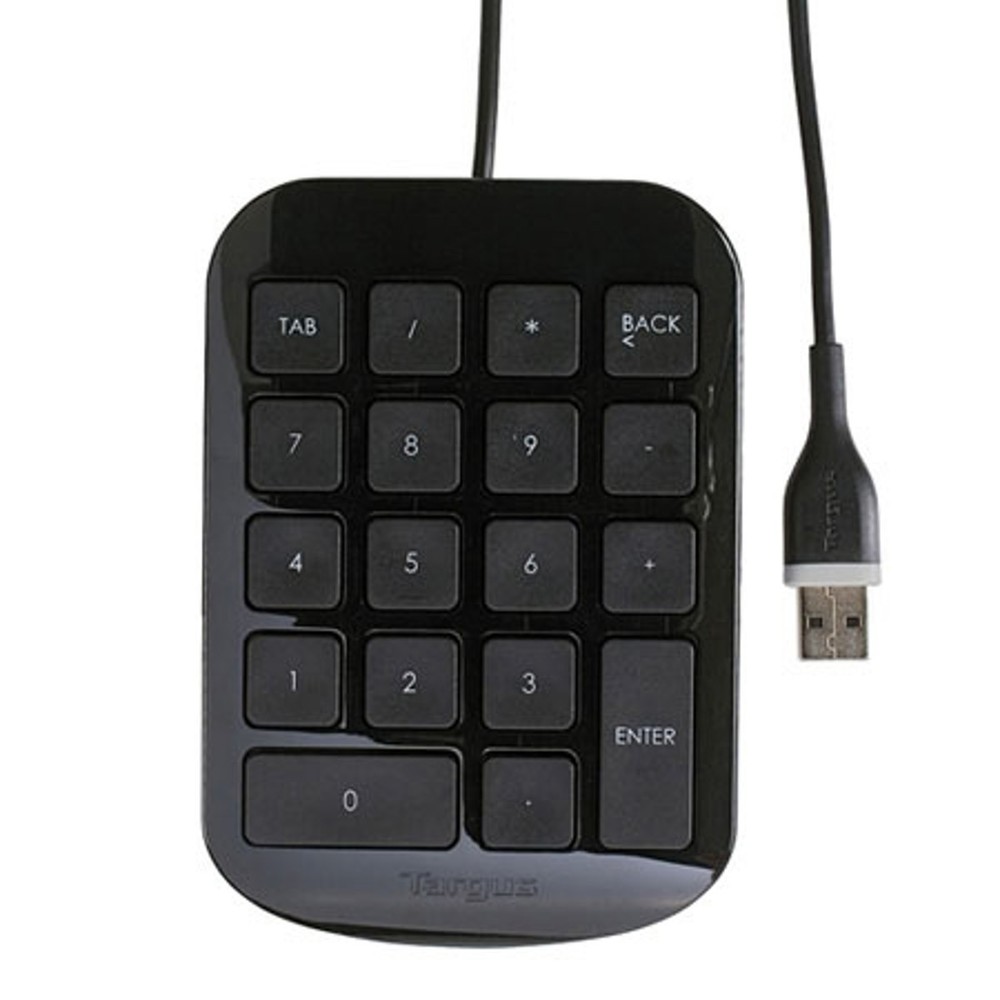 Targus USB Numeric Keypad with 19mm Keys