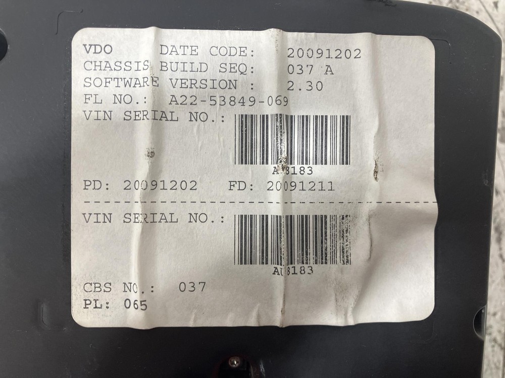 2002-2011 Freightliner M2 106 Speedometer Instrument Cluster - Used