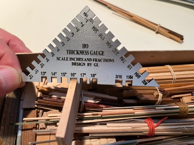 HO Scratchbuilders Thickness Gauge Measuring Tool