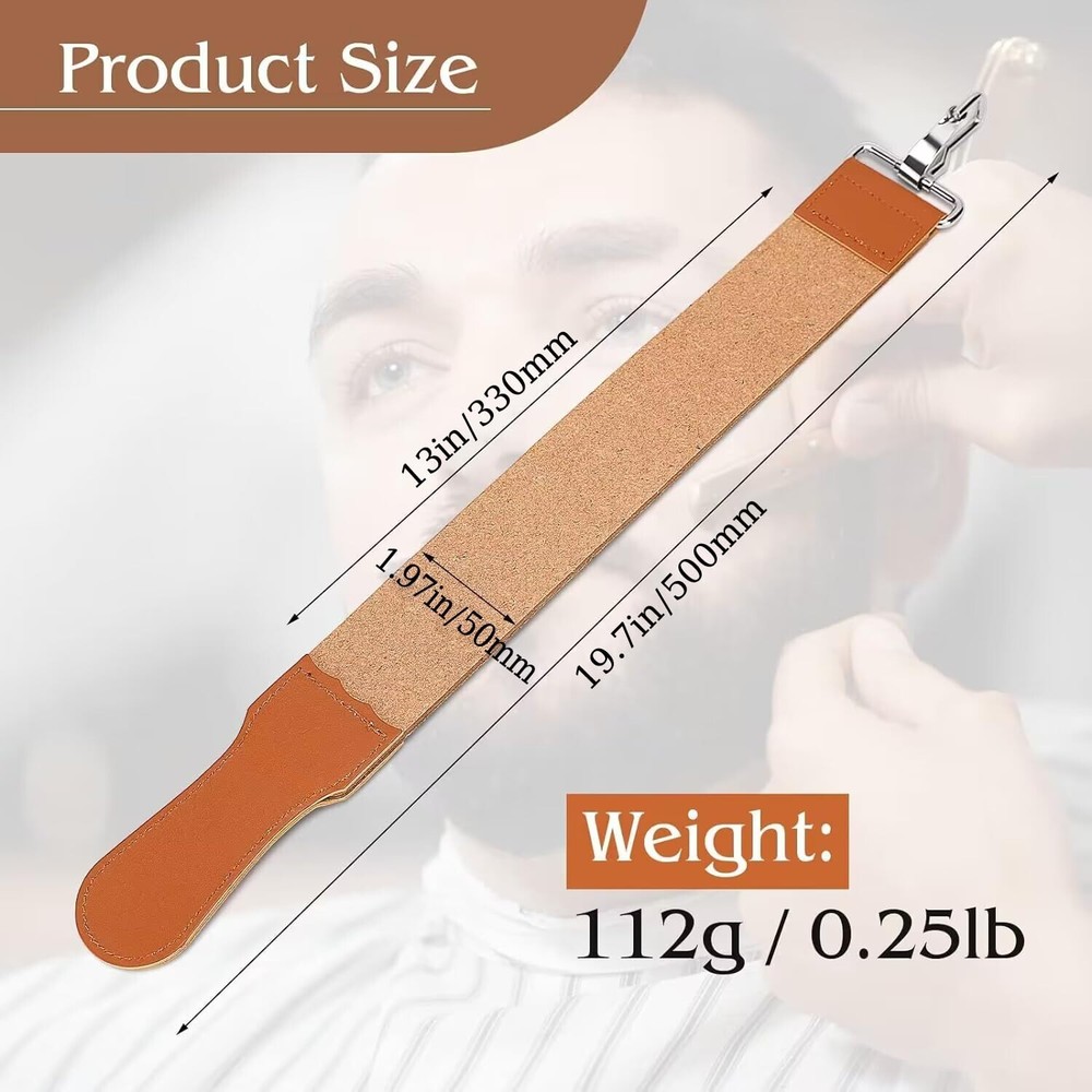 Versatile Leather Sharpening Strap - 45*5cm Strop for Razors and Knives