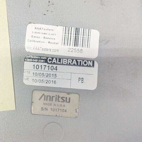 Anritsu S331D: Cable & Antenna Analyzer