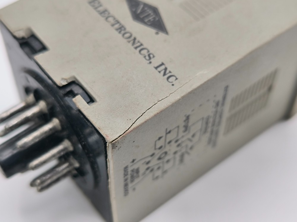 NTE Electronics R65-11AD10 Time Delay Relay Counter 10A 24-240VAC 12-Function