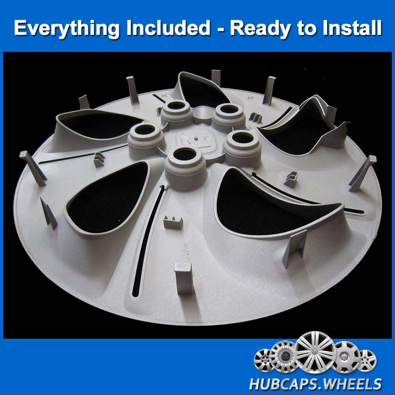 Hubcap Set Honda Civic 2013-2015 - Genuine OEM Factory 15-inch Wheel Cover 55092