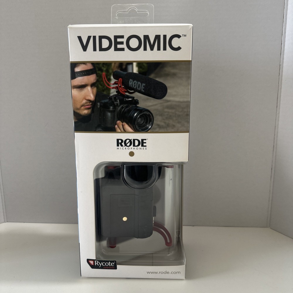 Rode RODVIDEOMIC Condenser Cable Professional Microphone Preowned