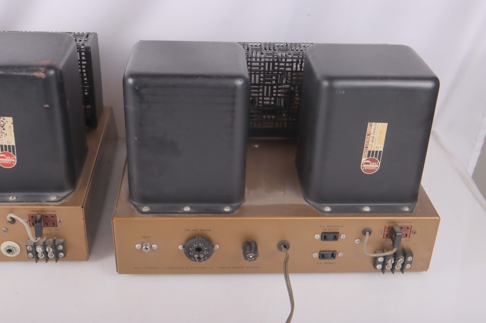 Heathkit W-6M Pair Mono Block Amplifiers