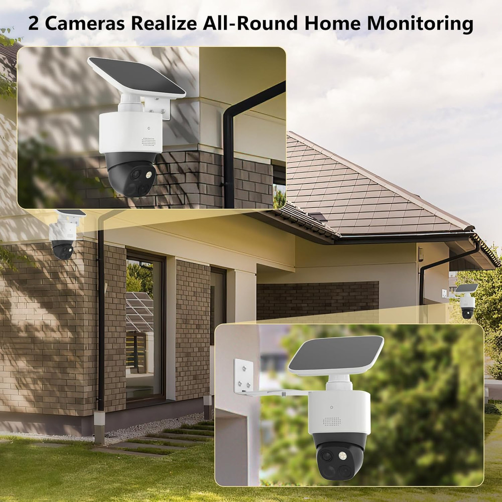 2Pack Adjustable Corner Mount Bracket for Eufy Security Solocam S340/E30/E42 Met