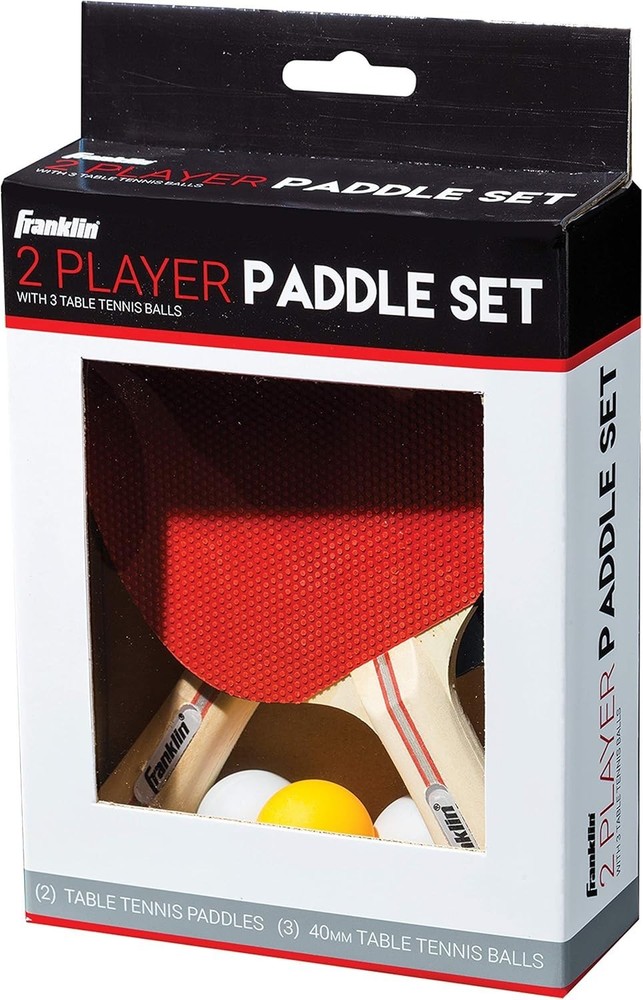 2 Player Table Tennis Paddle Kit - Durable Paddles for Exceptional Control