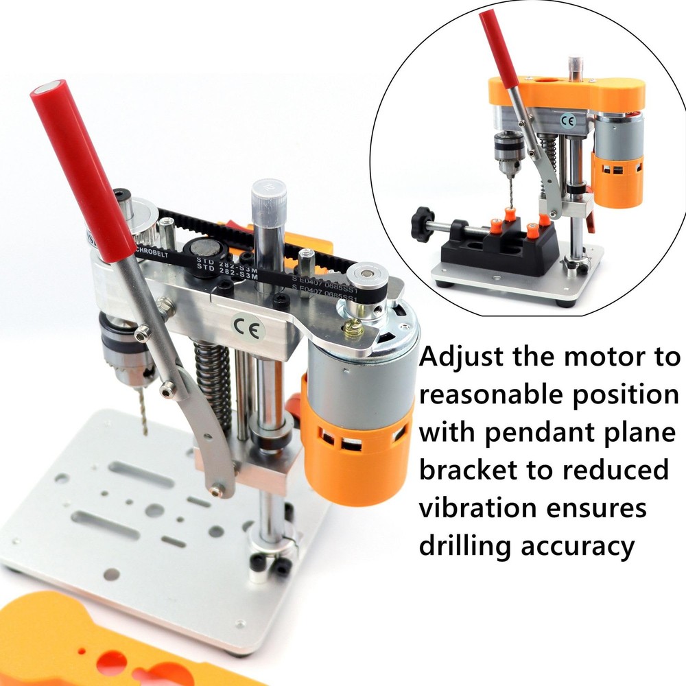 Mini Drill Press Precision Benchtop Drilling Machine Elecric Portable Table D...
