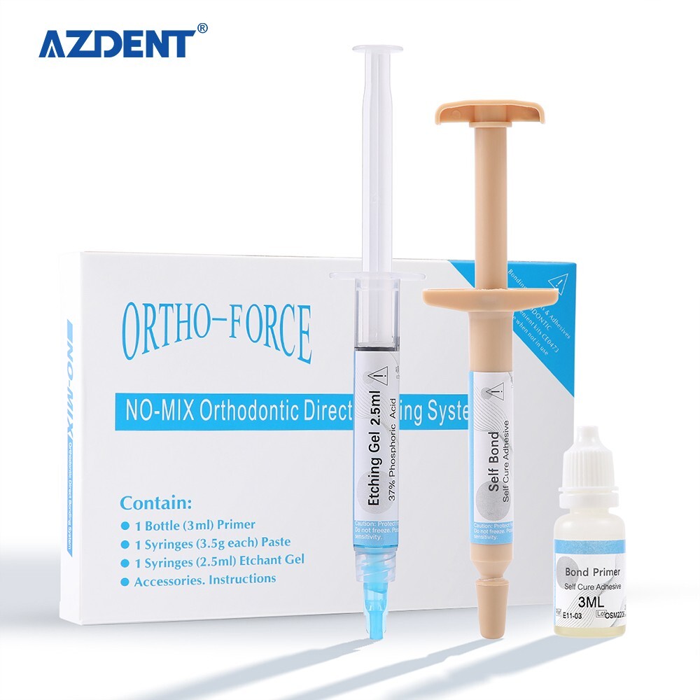 Dental Orthodontic Adhesive No-Mix Direct Bonding Mini Kit For Brackets Bonding