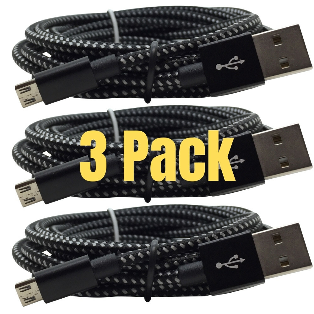 Micro USB Phone Charger Adapter Cable Data Sync Cord For Samsung Google Android