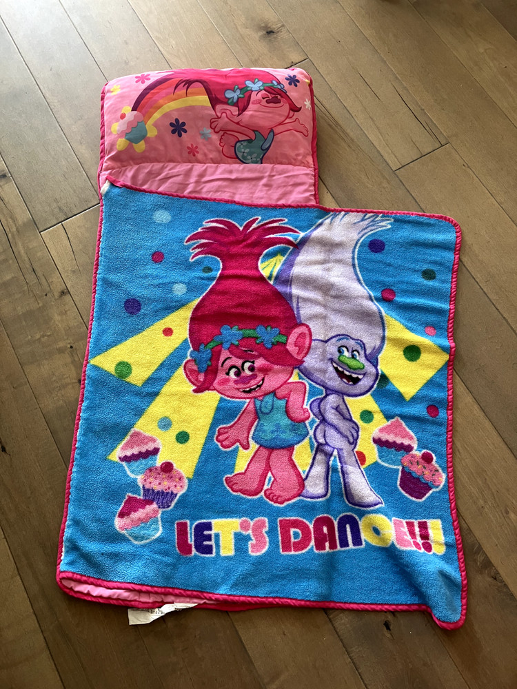 Pink Troll Dance Toddler Sleeping Bag