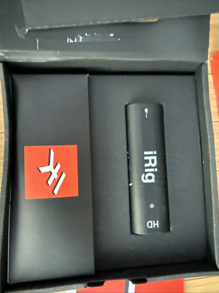 IK Multimedia iRig HD Studio-Quality Guitar Interface for iOS/MAC NOS