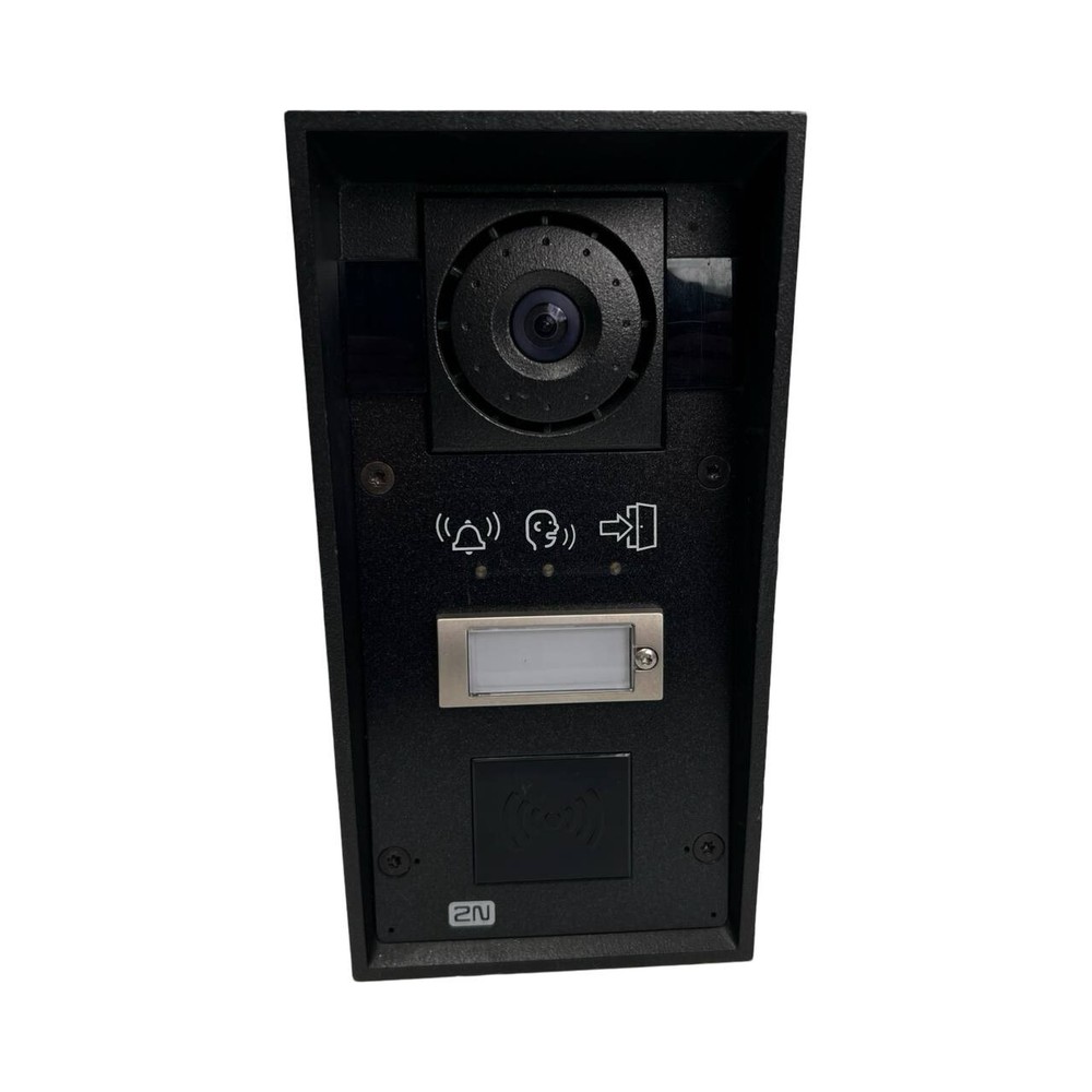 2N Helios IP Force Intercom 1 Button HD Camera Card Reader 9151101CHRPW Licensed