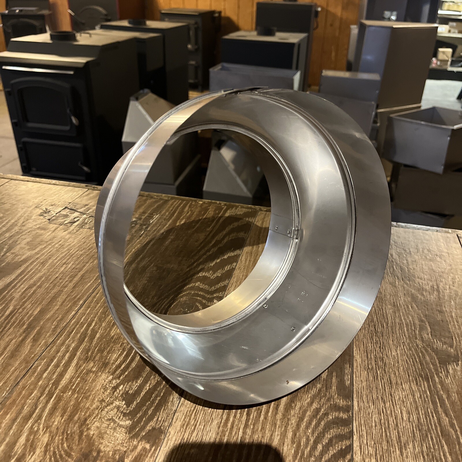 10” x 8” stainless steel stove pipe/chimney reducer/increaser