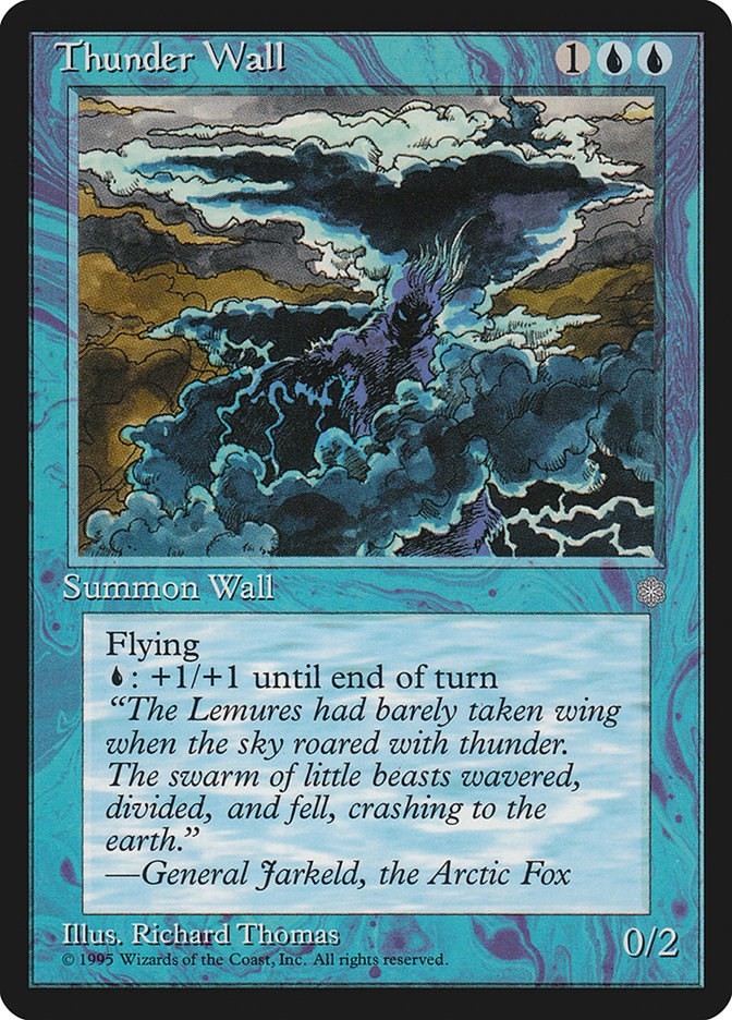 Thunder Wall Ice Age N/A MTG MP