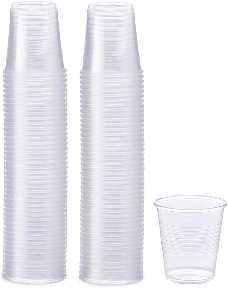 Clear Plastic Cups [ - ] – Small Disposable Drinking Cups for Water,
