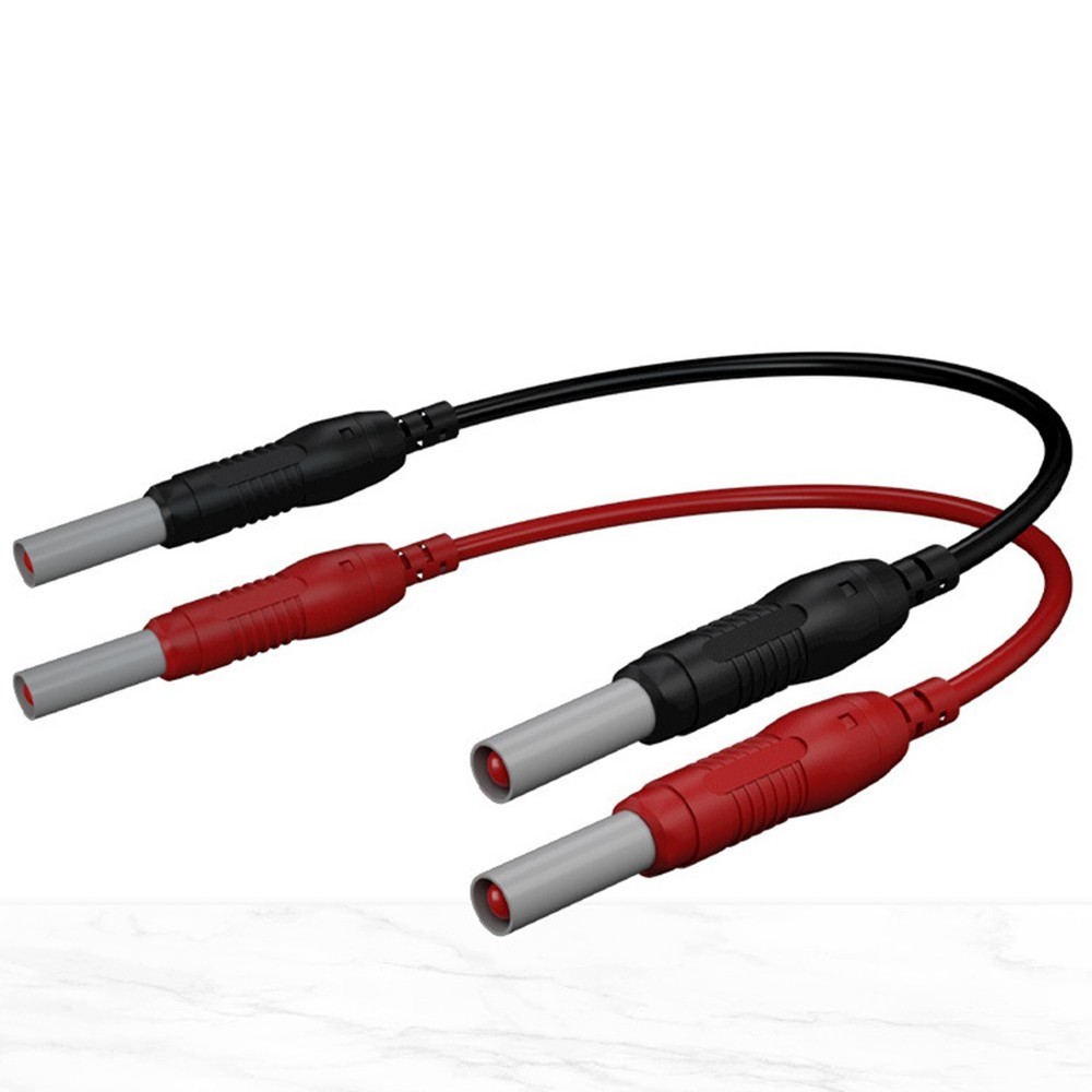 Flexible PVC 2PC Banana Leads for MultiMeter Testing Cable 100cm Length
