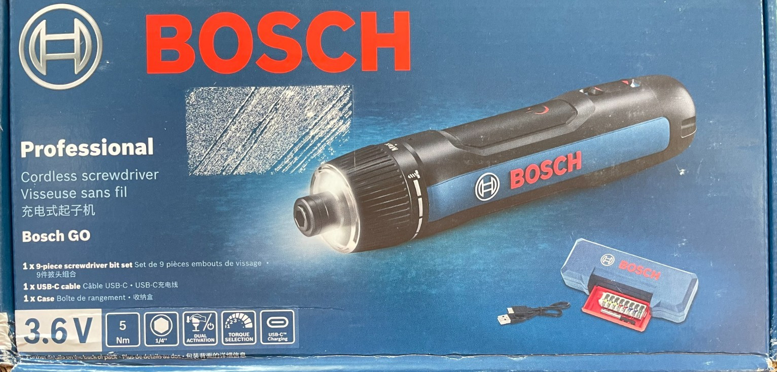 Bosch Professional Cordless Screw Driver Bosch GO 3 (incl. 8pcs bit Set, bit