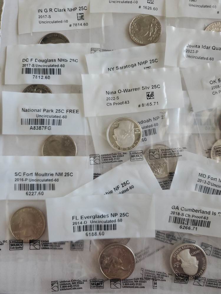 2000s uncirculated  Quarters & Proofs