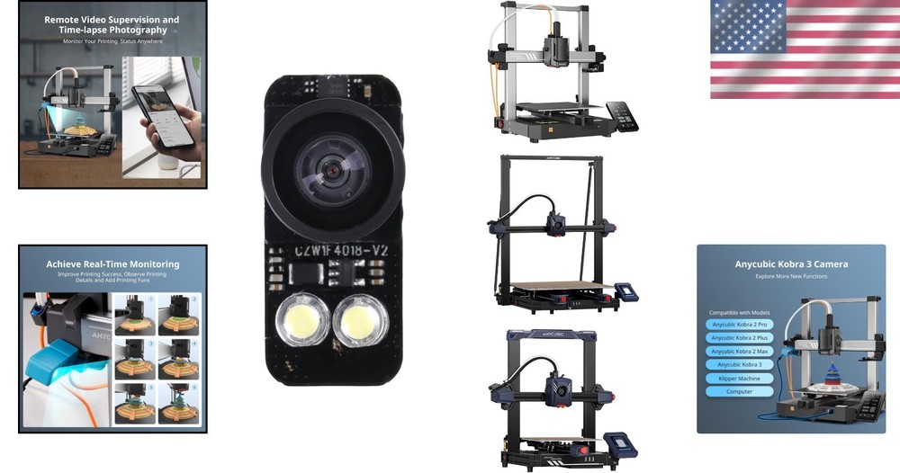 Ultra Clear Resolution Camera for Kobra 3/2 Pro