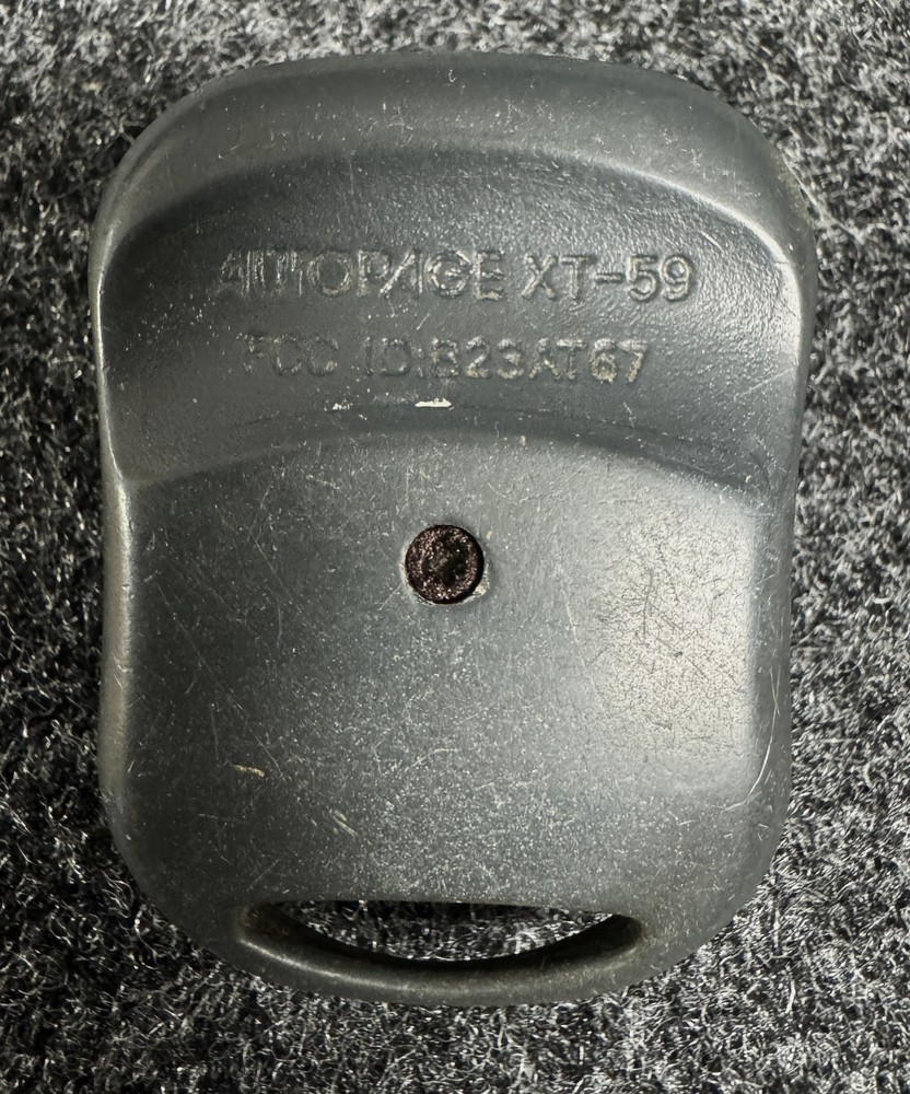 Autopage XT-59 B23AT67 Remote Control missing side button works tests good