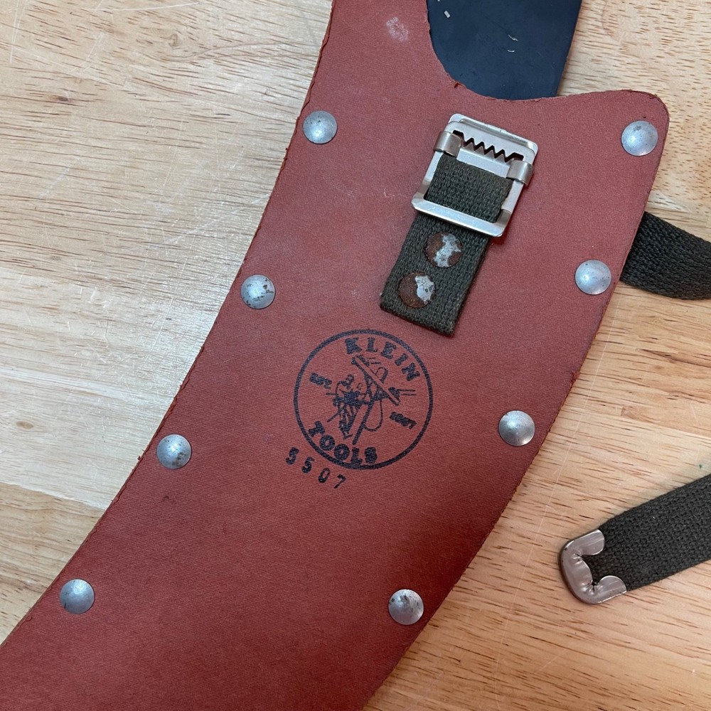 Used Klein 5507 Pruning Tool Sheath & Pruning Saw Blade