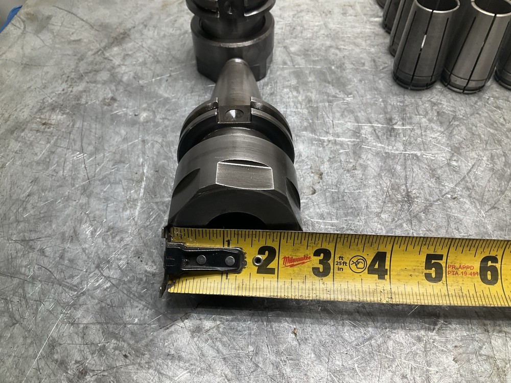 2 ea Cat 40 Tool Holder TG100 + 12ea Collets CNC