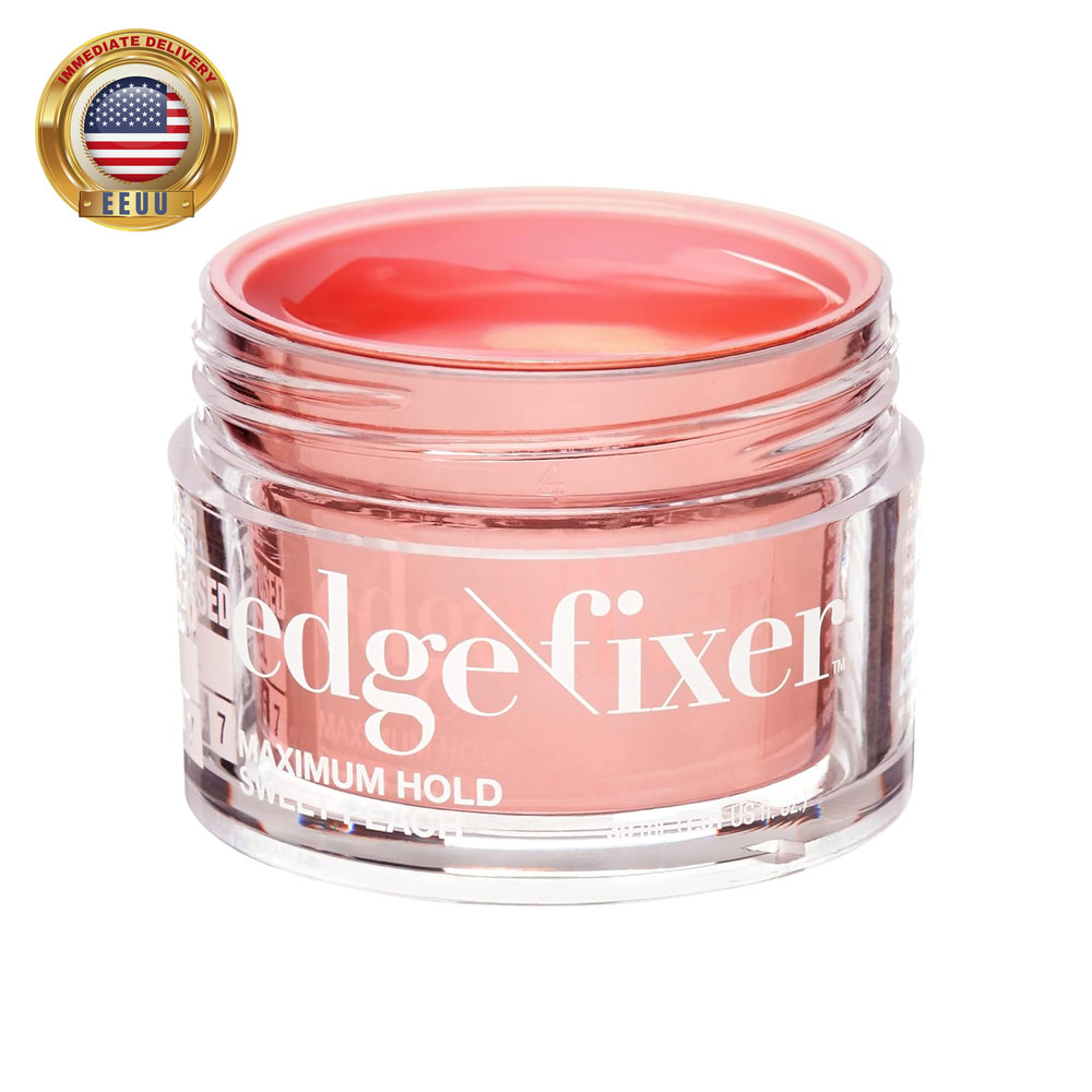 Maximum Hold Edge Fixer, 24 Hour Scented Styling Hair Gel with Biotin, Non-Greas