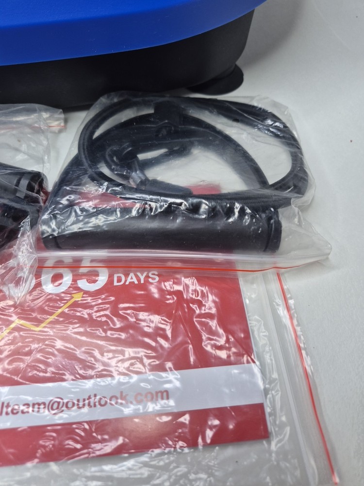 HVX Vibration Platform New Complete Excersize Machine Blue Black Open Box