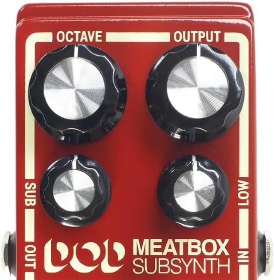 Digitech DOD Meatbox Subharmonic Synthesizer Pedal w/ Two Free Patch Cables